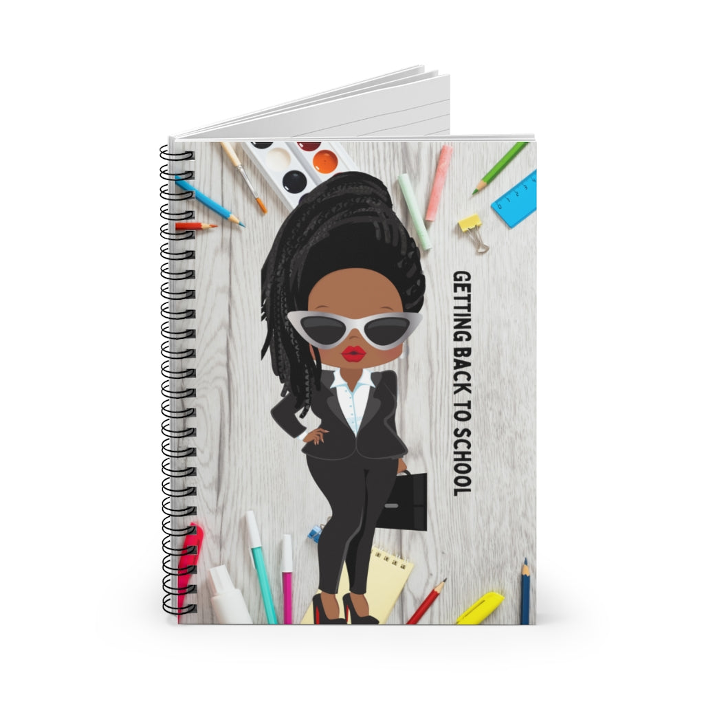 Getting back to school Spiral Notebook - Ruled Line