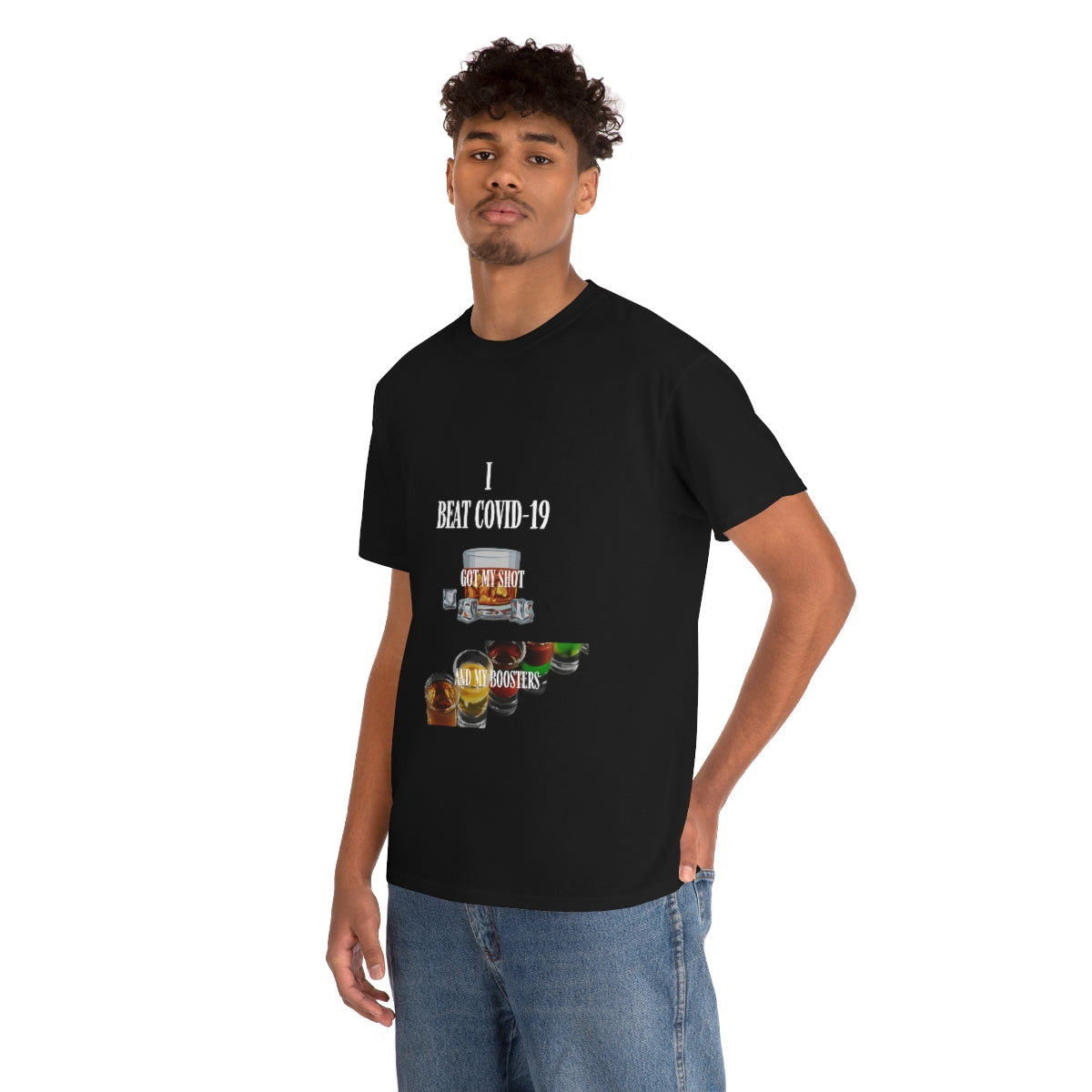Unisex Heavy Cotton Tee Funny COVID-19 T-Shirt