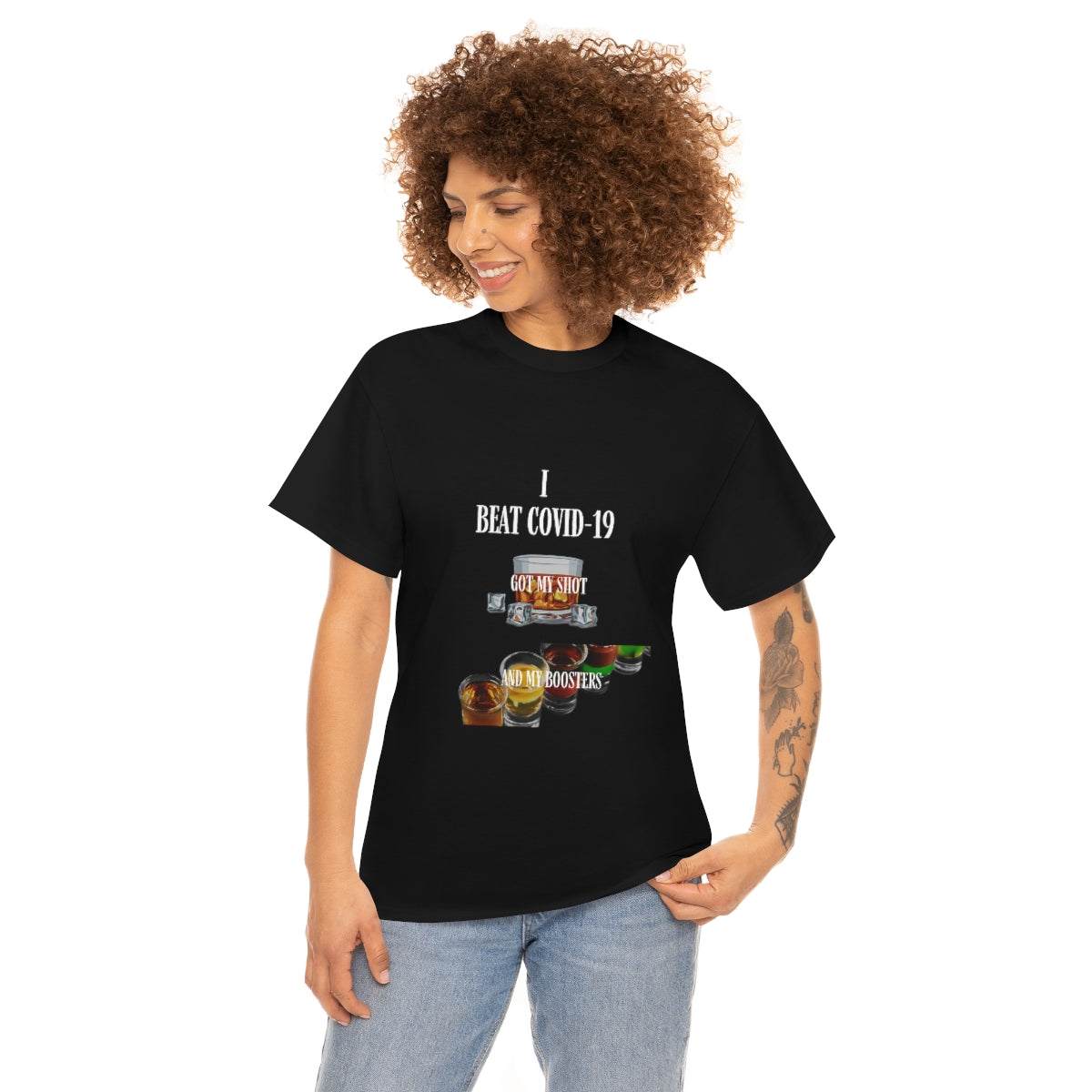 Unisex Heavy Cotton Tee Funny COVID-19 T-Shirt