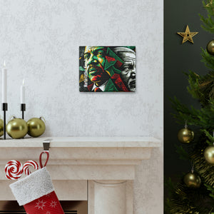 Martin Luther King Jr. and Nelson Mandela Canvas Gallery Wrap