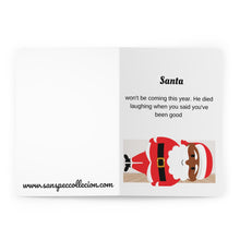 Load image into Gallery viewer, Greeting Cards (5 Pack) Santa Won&#39;t Be Coming
