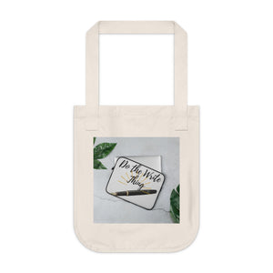 Organic Canvas Tote Bag