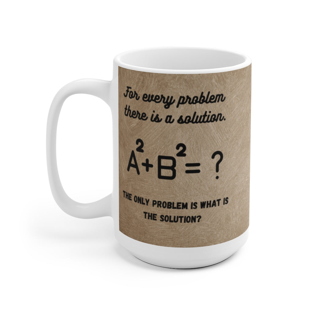 Grandma Sez White Ceramic Mug For Every Problem