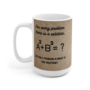 Grandma Sez White Ceramic Mug For Every Problem