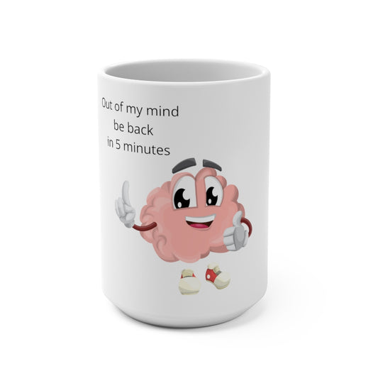 The "BRAIN" Humorous Saying Mug 15oz