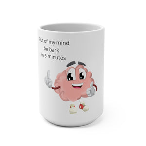 The "BRAIN" Humorous Saying Mug 15oz