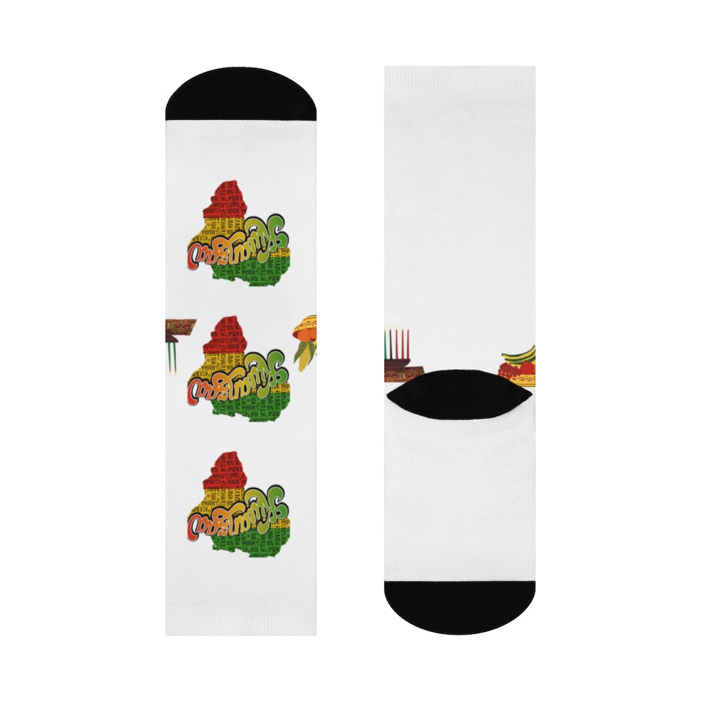 Kwanzaa Crew Socks