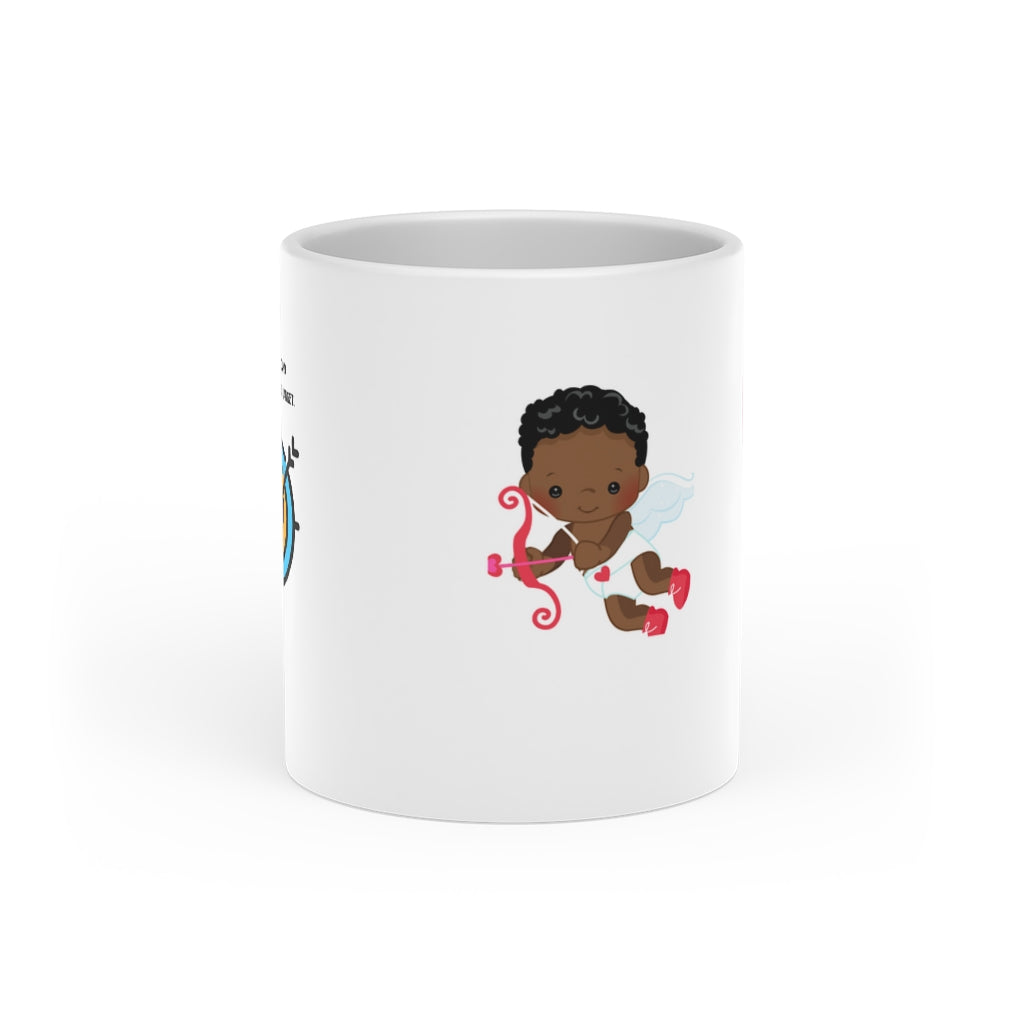 Valentine's Heart-Shaped Mug