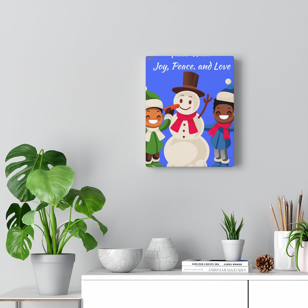 Joy, Peace, and Love Canvas Gallery Wraps