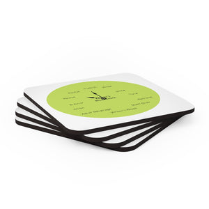 The Writer's Block Collection Cork Back Coaster