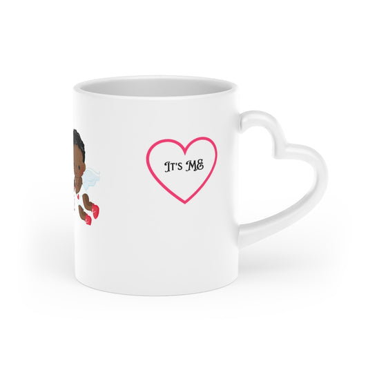 Valentine's Heart-Shaped Mug