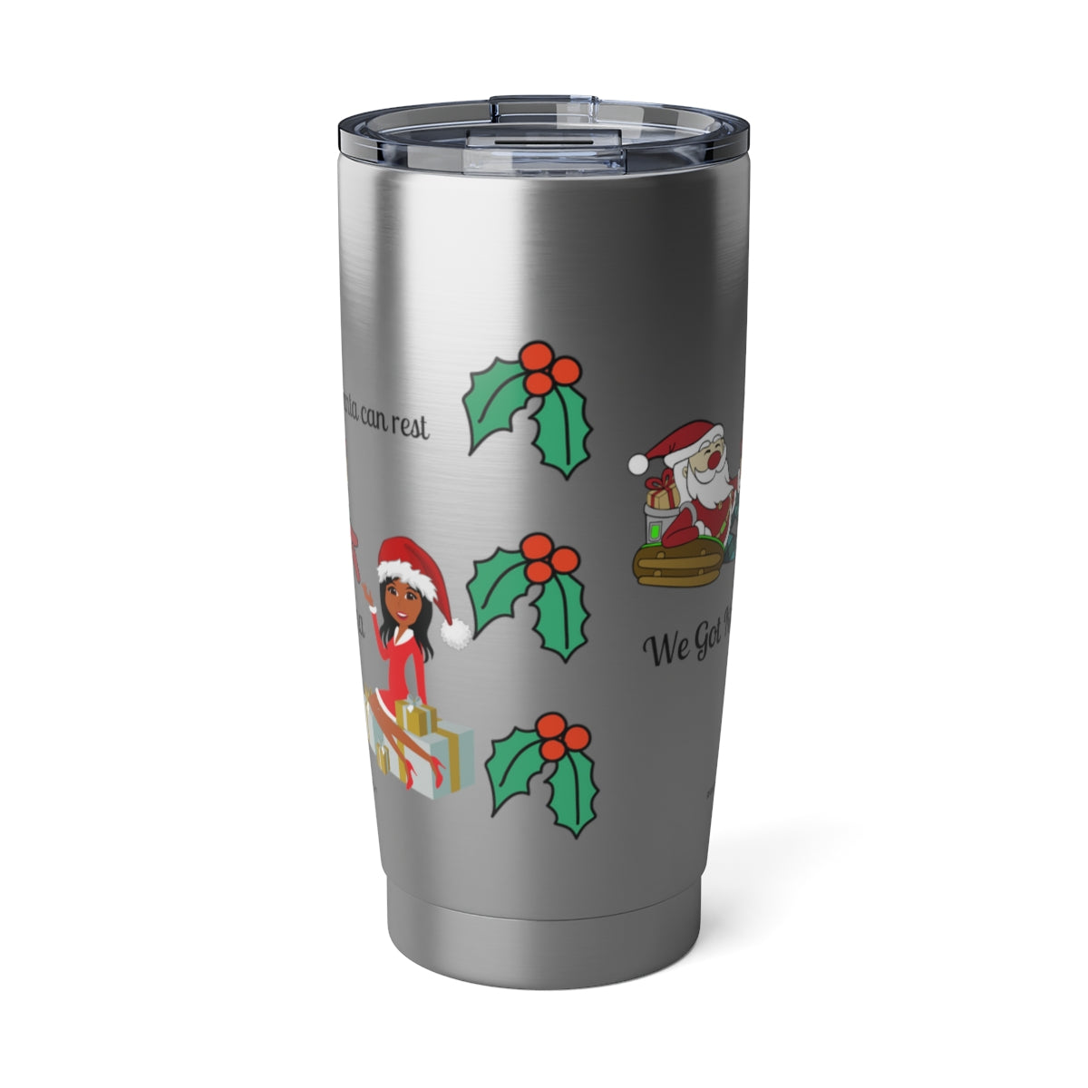 Vagabond 20 oz Tumbler-Christmas Santa