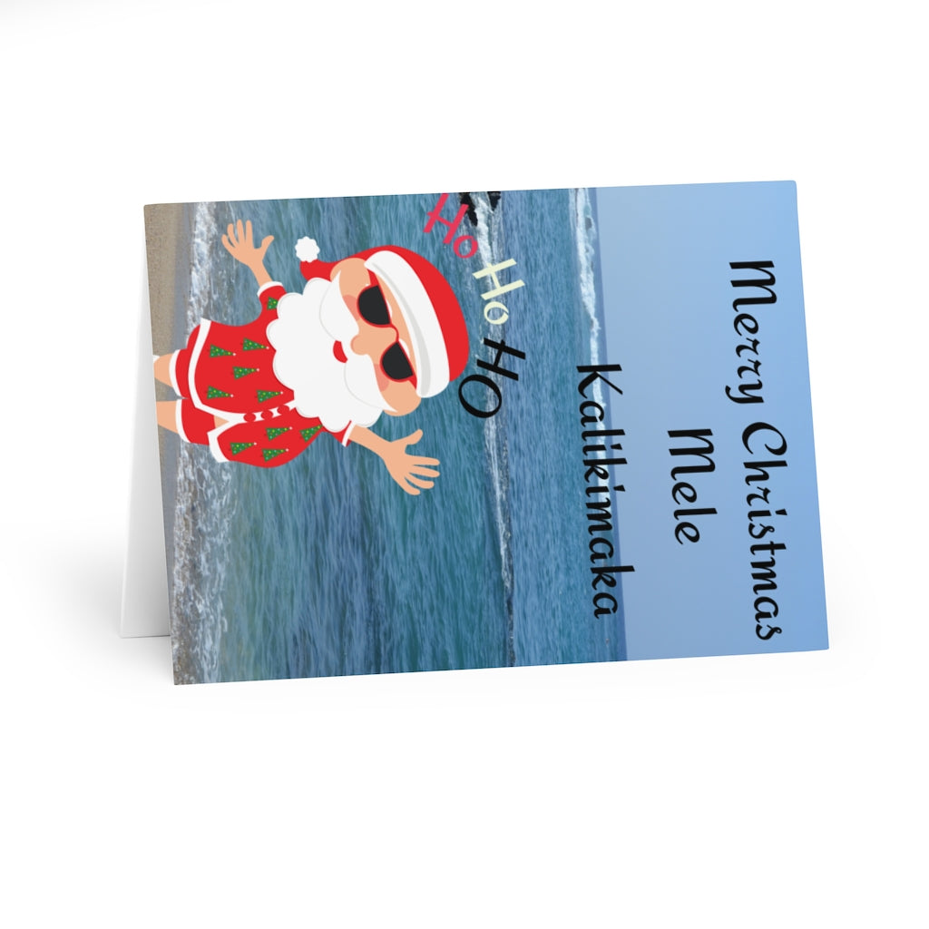 Greeting Cards (5 Pack) Mele Kalikimaka Hawaiian
