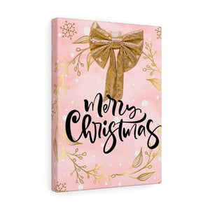 Merry Christmas Wreath Canvas Gallery Wraps