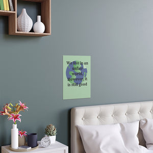 Motivated Silk Posters