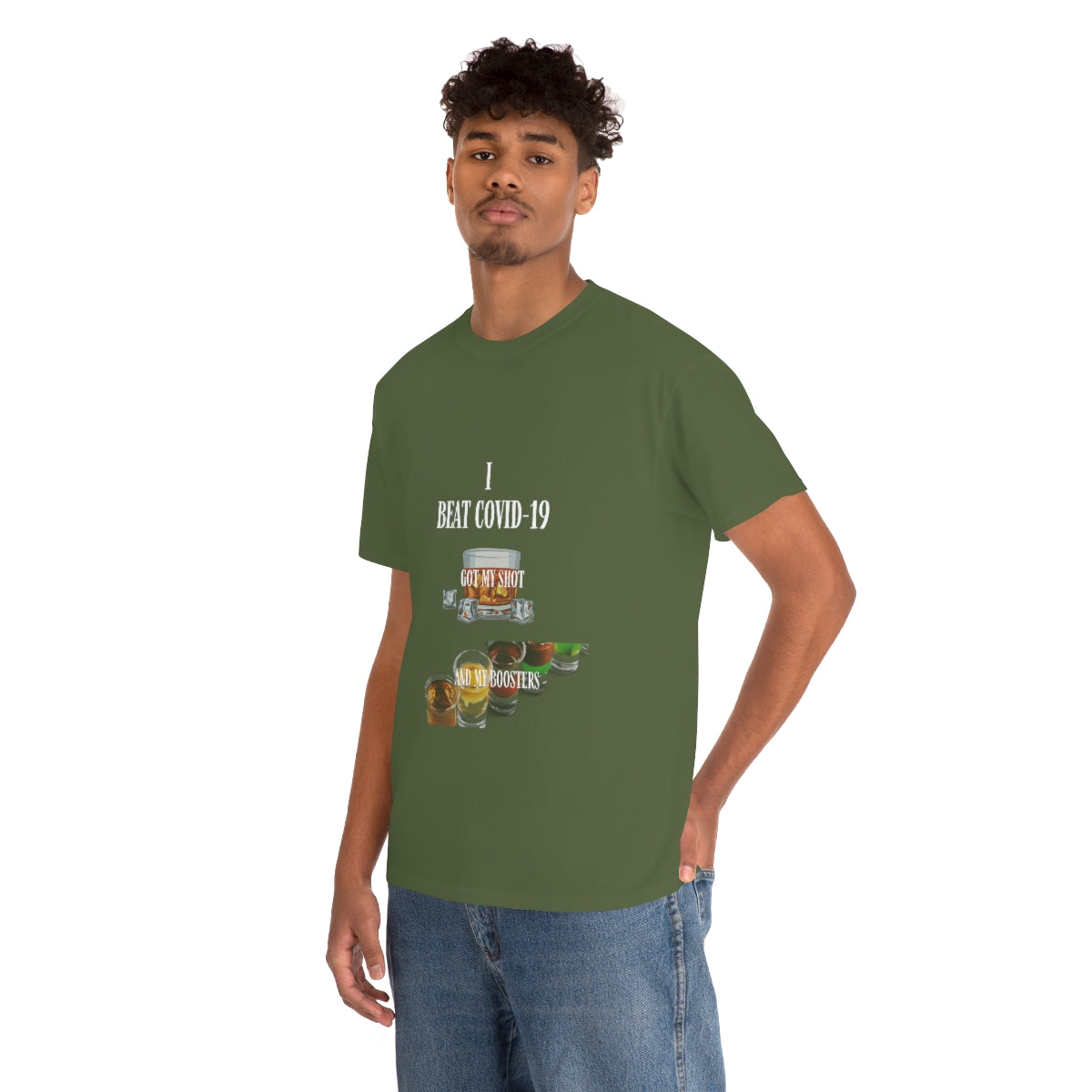 Unisex Heavy Cotton Tee Funny COVID-19 T-Shirt