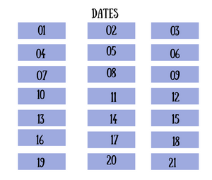 Magnetic Message Board Digital Prints kit