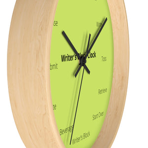 The Writer's Block Collection Wall clock