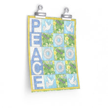 Load image into Gallery viewer, Peace Quilted Premium Matte vertical posters
