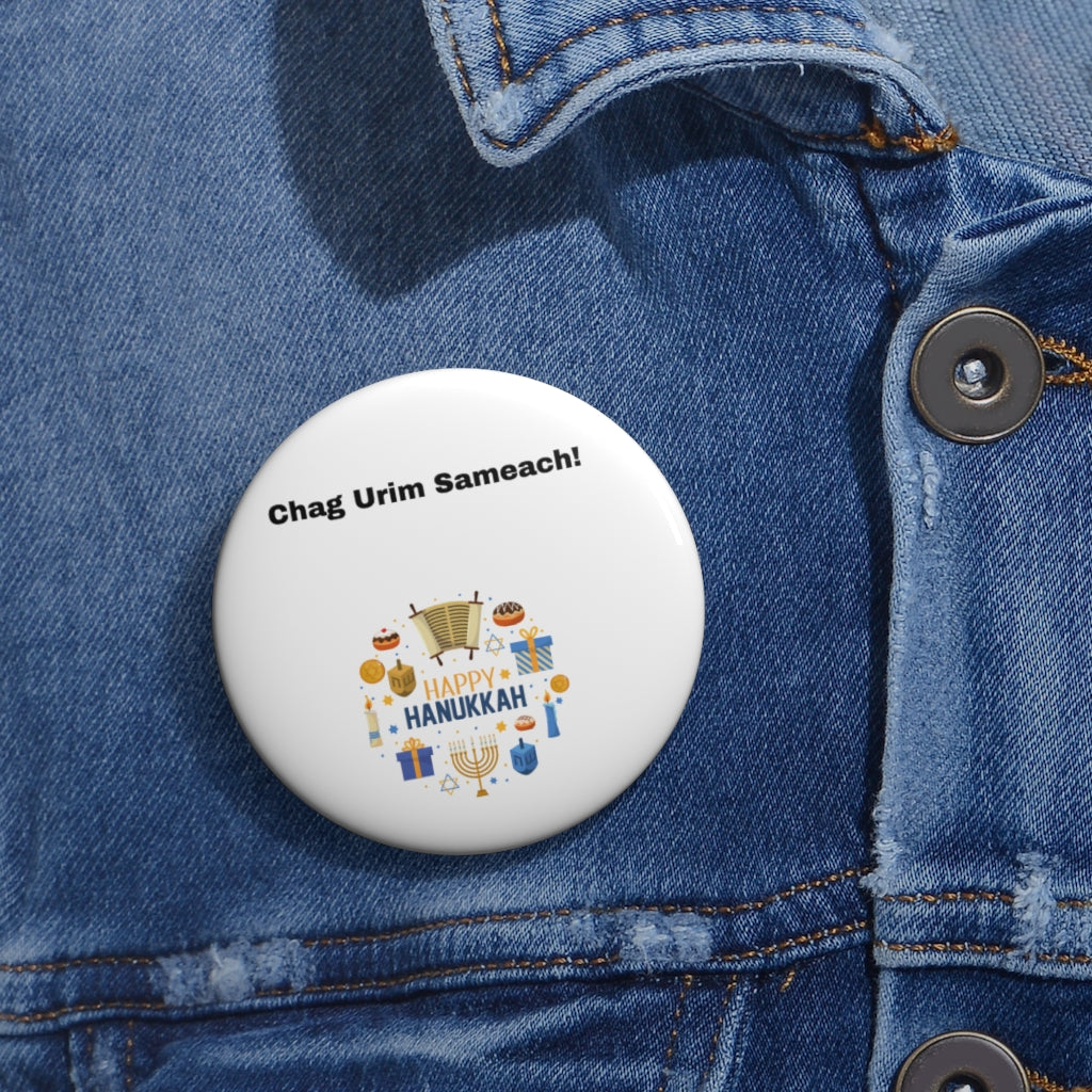 Hanukkah Custom Pin Buttons