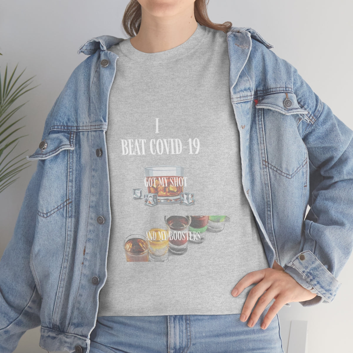 Unisex Heavy Cotton Tee Funny COVID-19 T-Shirt