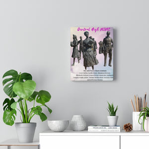 Central High Nine Stretched Canvas