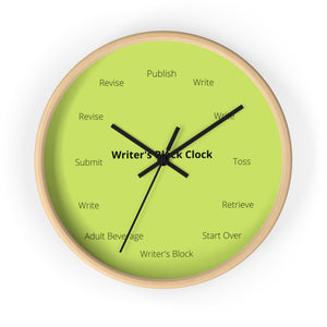 The Writer's Block Collection Wall clock