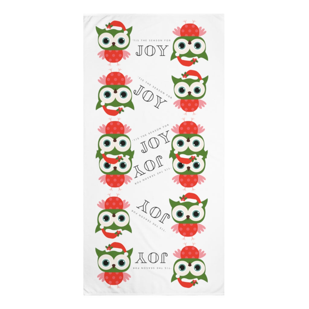 Holiday Owl Standard Towel