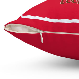 Gingerbread Pillow Red