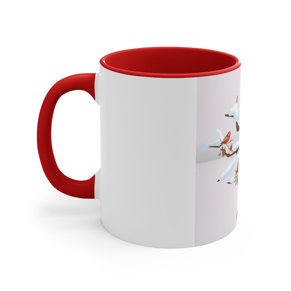 Holiday Cardinal Accent Mug