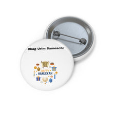 Load image into Gallery viewer, Hanukkah Custom Pin Buttons
