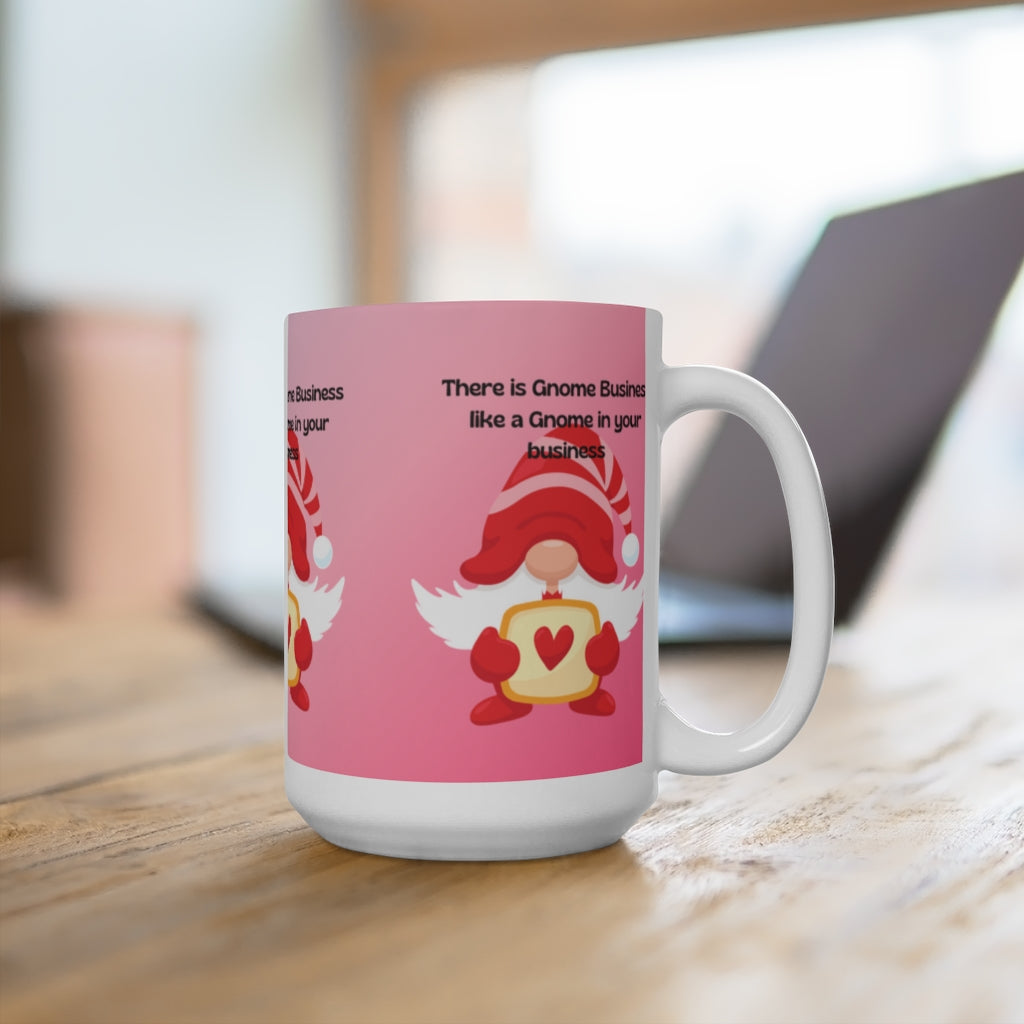 Gnome White Ceramic Mug