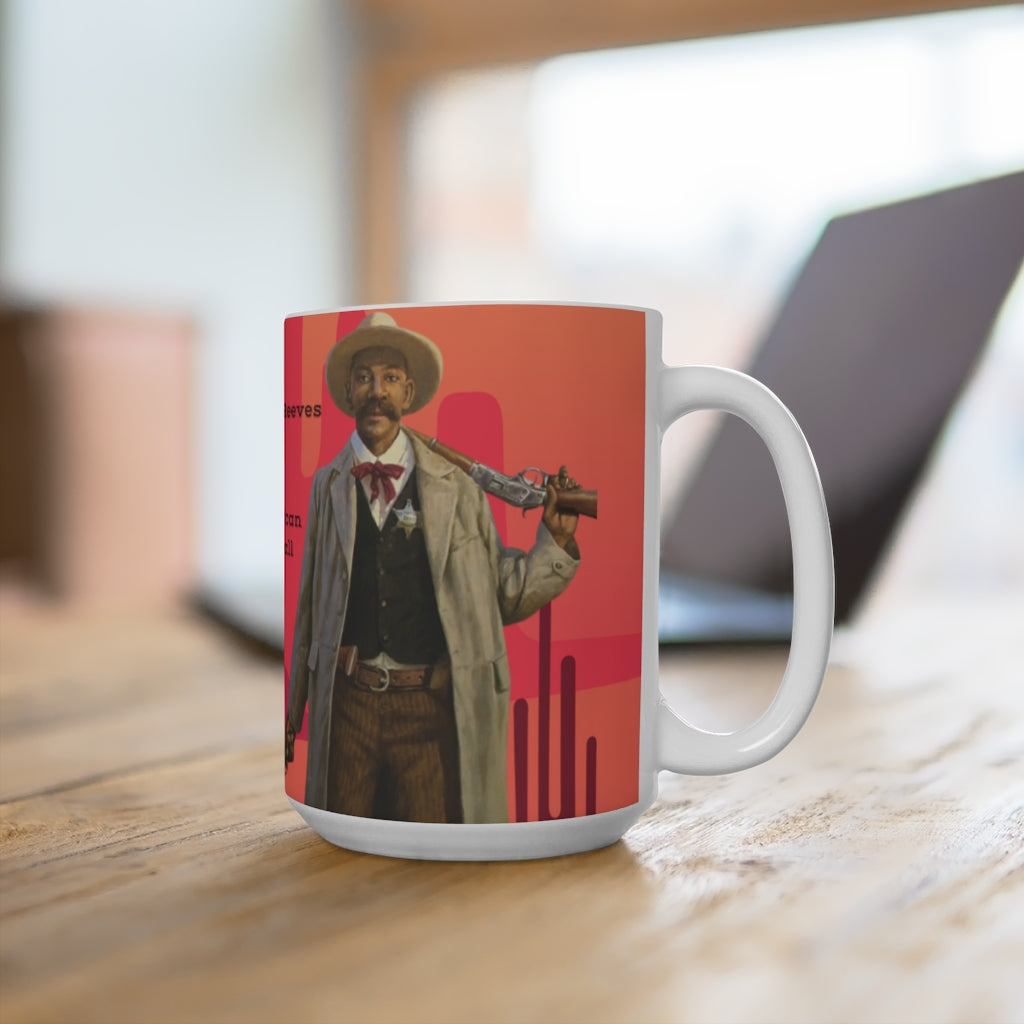 Bass Reeves Black History Ceramic Mug (EU)