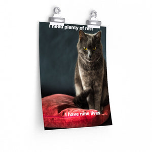 Cat's Premium Matte vertical posters
