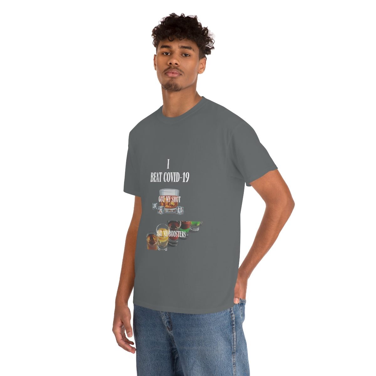 Unisex Heavy Cotton Tee Funny COVID-19 T-Shirt