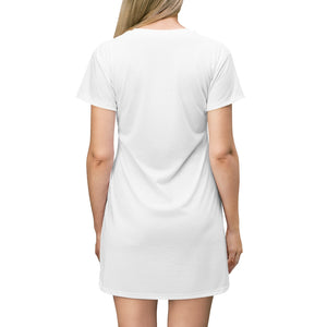 Family Tree All Over Print T-Shirt Dress