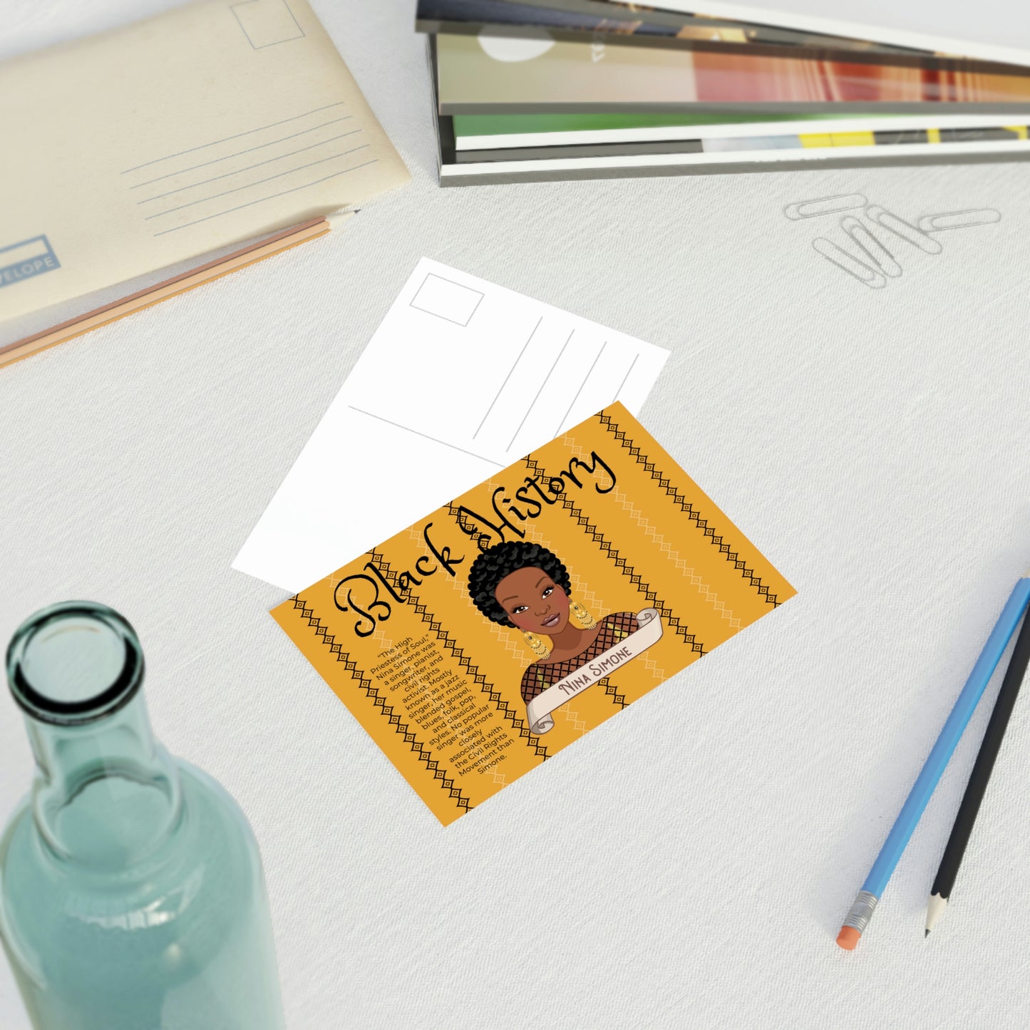 Postcards (10pcs) Black History Nina Simone