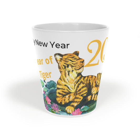 Year of the Tiger Latte Mug, 12oz