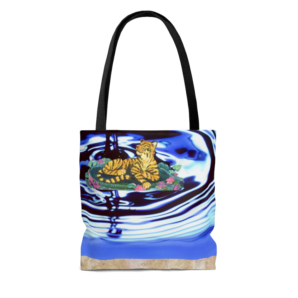 AOP  Chinese Water Tiger Designed Tote Bag