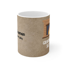 Load image into Gallery viewer, Grandma Sez White Ceramic Mug Too Err is Human
