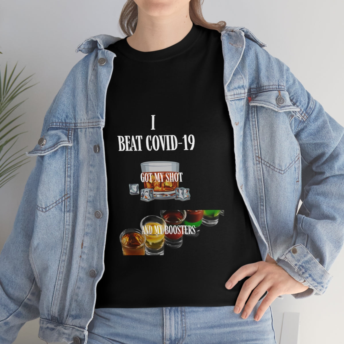 Unisex Heavy Cotton Tee Funny COVID-19 T-Shirt