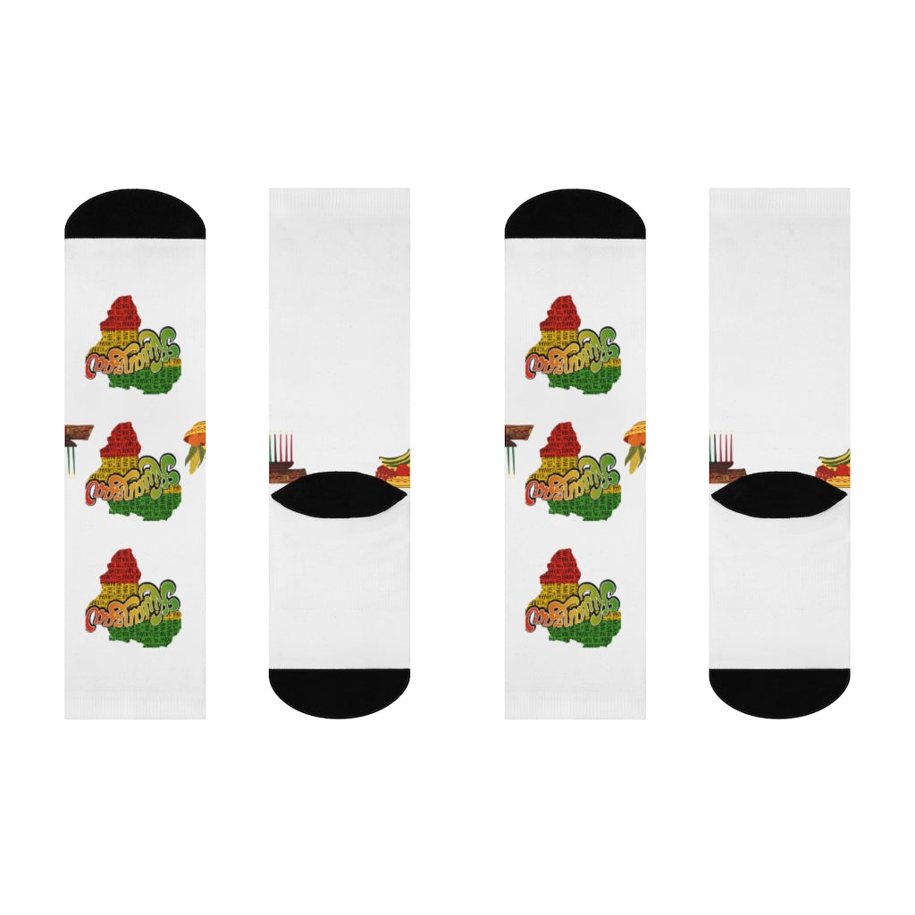Kwanzaa Crew Socks