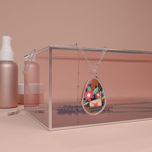 Loving Mom Oval Necklace