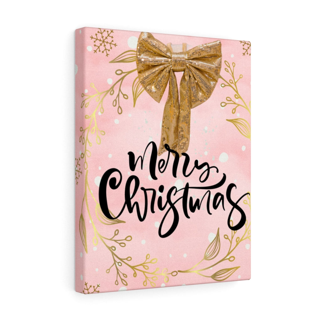 Merry Christmas Wreath Canvas Gallery Wraps