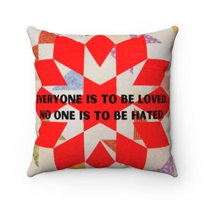 Faux Suede Square Pillow