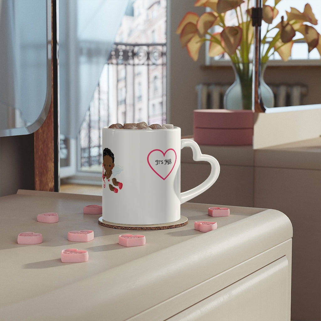 Valentine's Heart-Shaped Mug