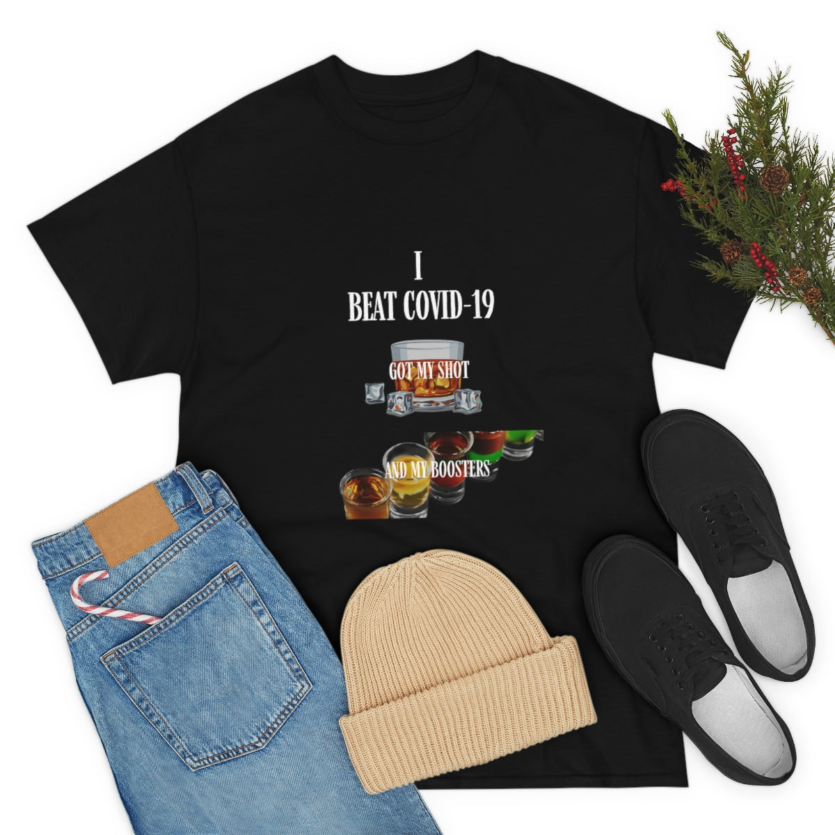 Unisex Heavy Cotton Tee Funny COVID-19 T-Shirt