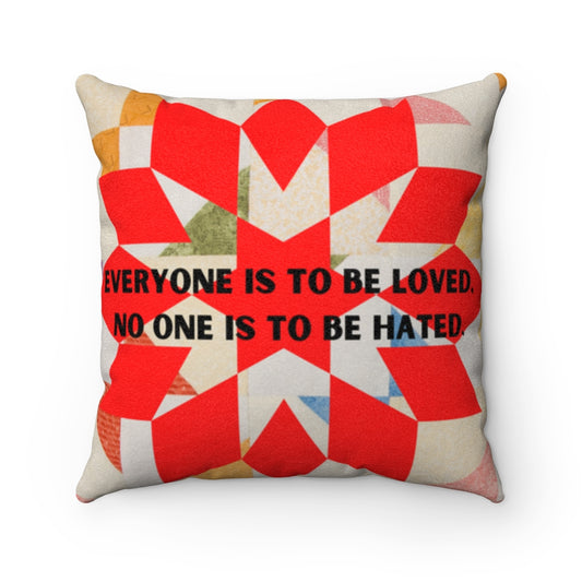 Faux Suede Square Pillow