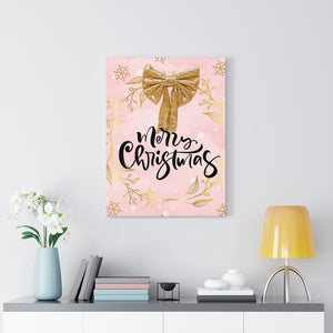 Merry Christmas Wreath Canvas Gallery Wraps