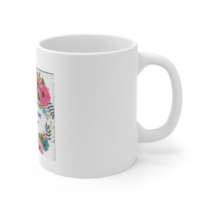 Wreath Ceramic Mug 11oz